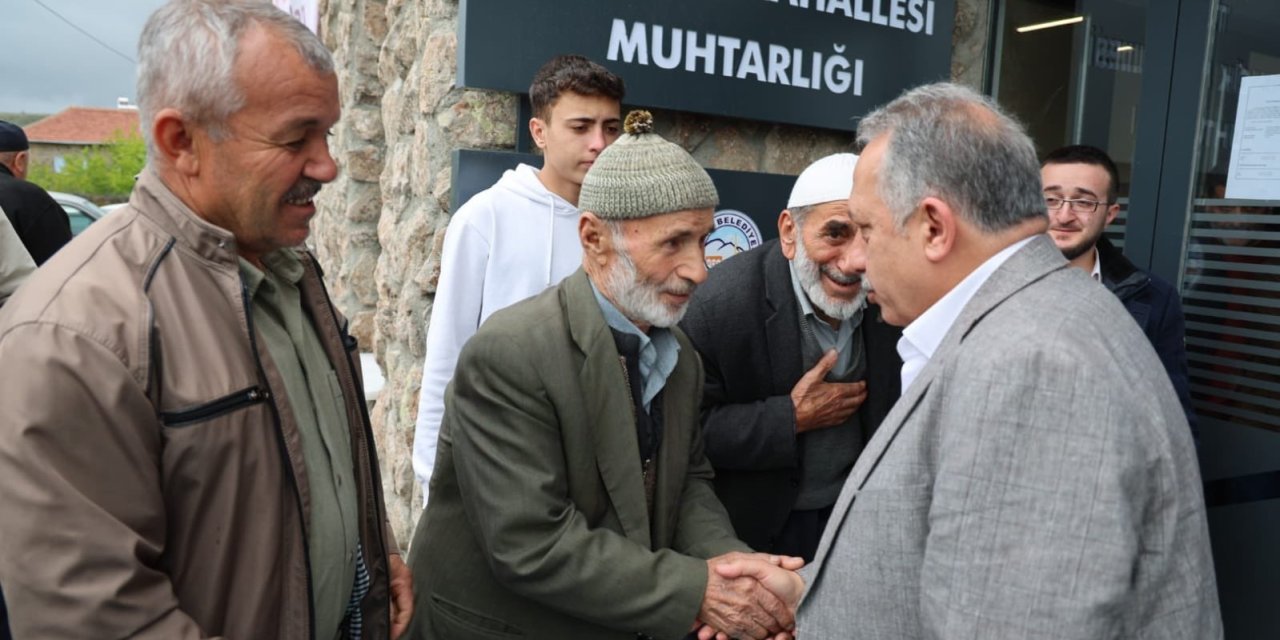 Başkan Yalçın’a Örencik’te Büyük İlgi