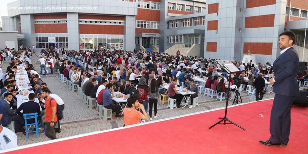 Karaman'da İftar Sofrası Üniversite Öğrencileri İçin Kuruldu