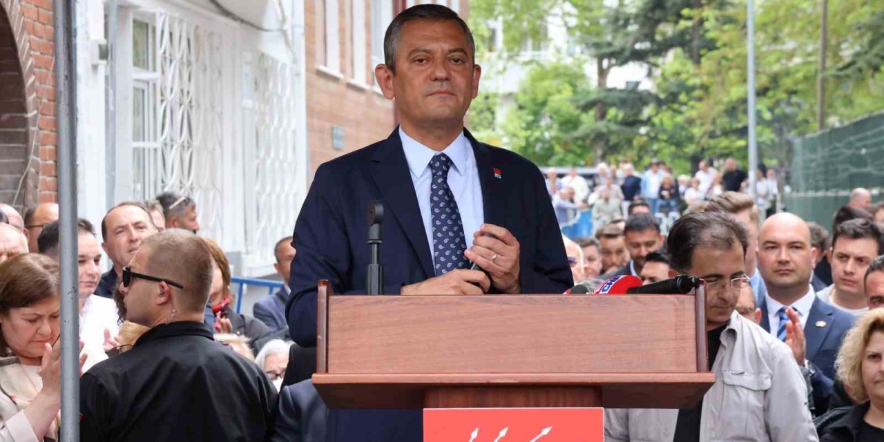 Chp Genel Başkanı Özel: “barışçıl Yürüyüş, Protesto Ve Toplantı Hakkımızı Kullanalım"