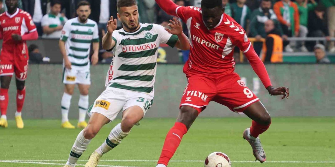 Trendyol Süper Lig: Konyaspor: 3 - Samsunspor: 0 (ilk Yarı)