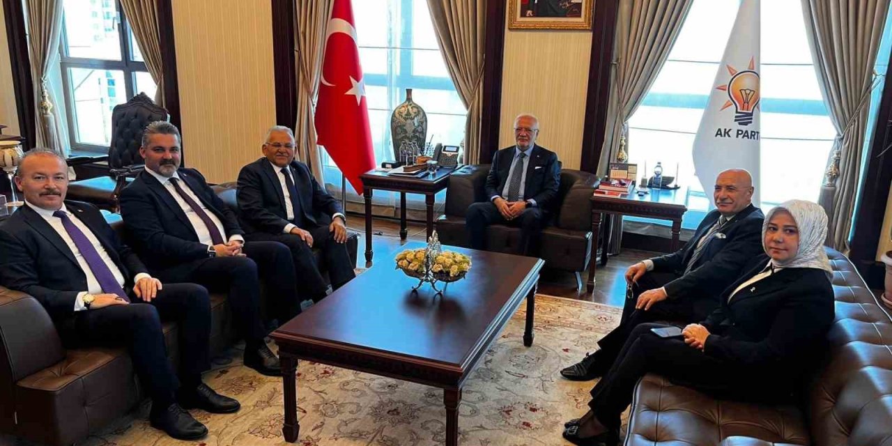 Başkan Büyükkılıç’tan Ak Parti Genel Başkan Vekili Elitaş’a Ziyaret