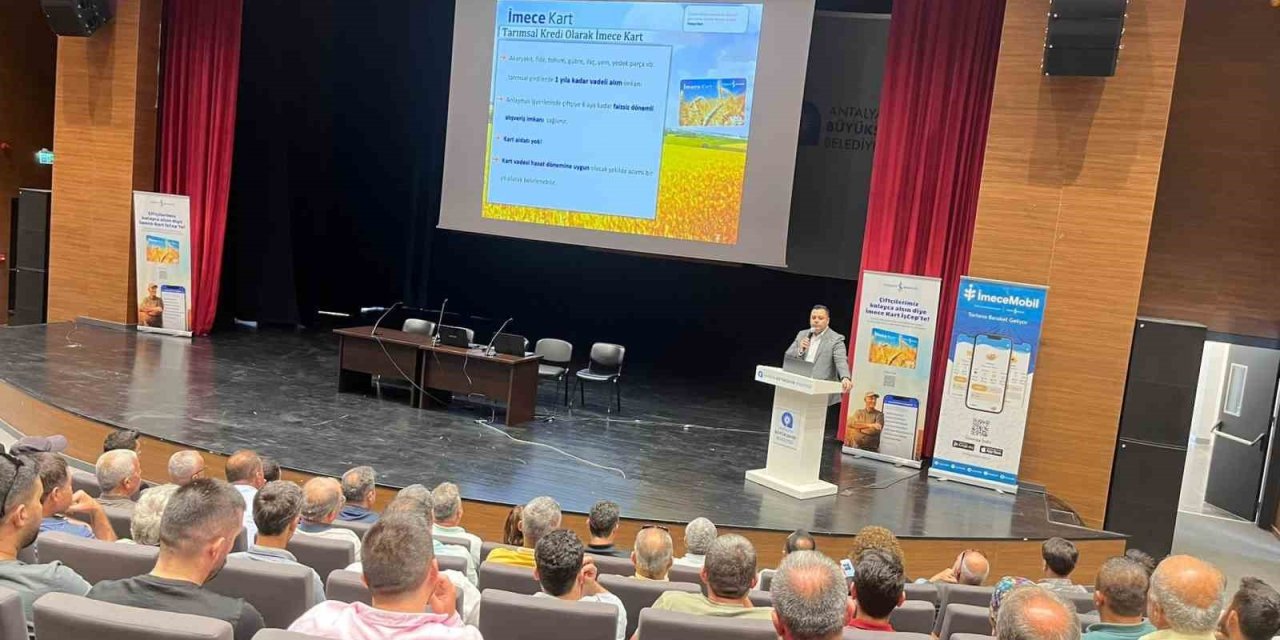 Gazipaşa’da Çiftçilere Özel Panel