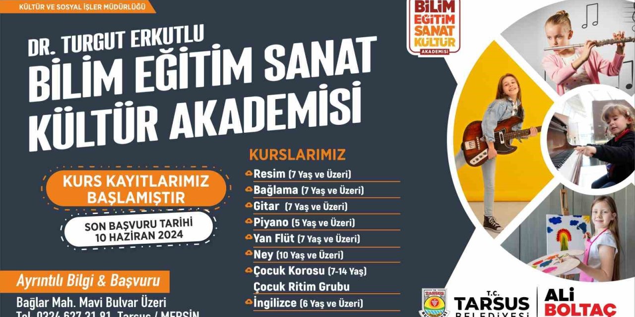 Tarsus’ta Yapay Zeka Ve Sanat Kursları Başladı