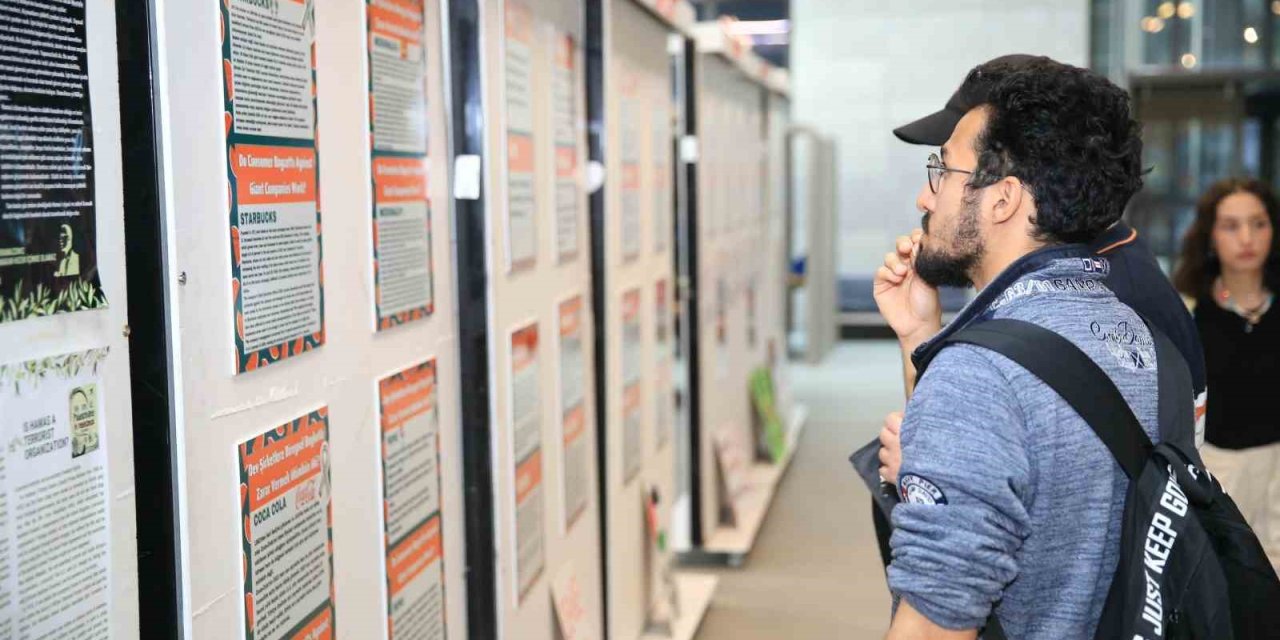 Agü’den Filistin’e Destek Sergisi