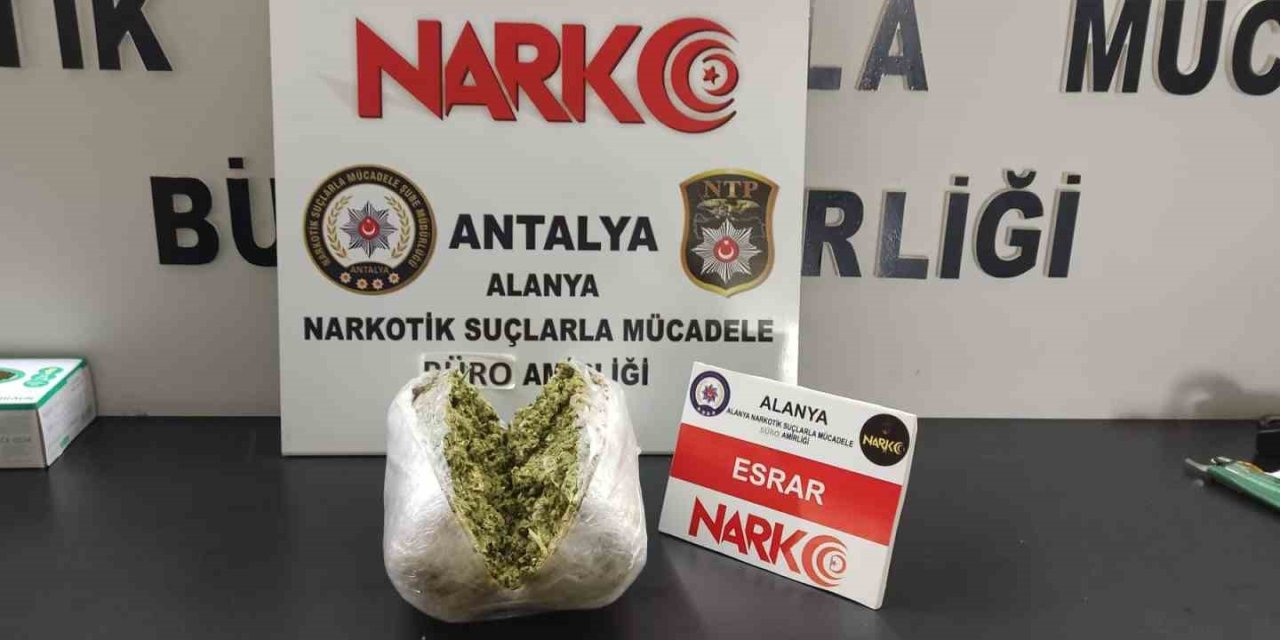 Alanya’da Narkotik Operasyonu: 3 Kilo Uyuşturucu Madde Ele Geçirildi