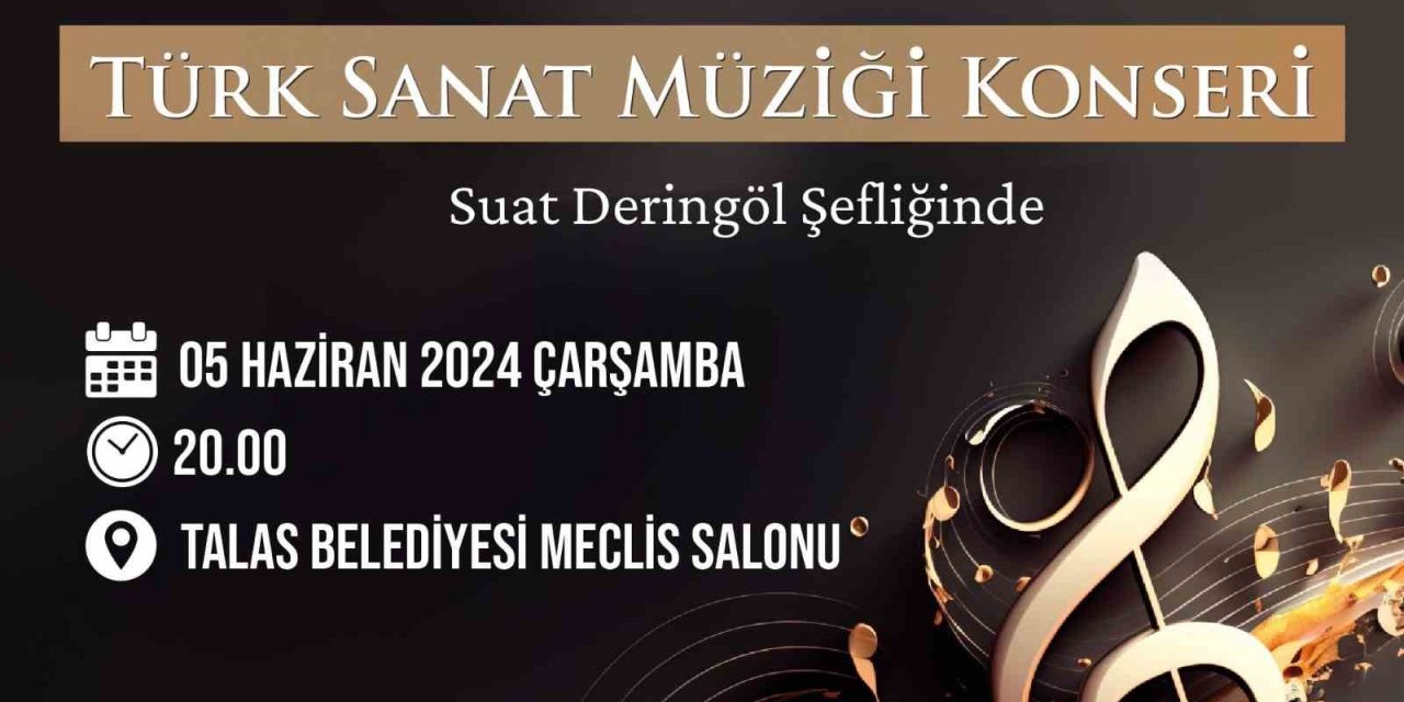 Talas Musiki Cemiyeti’nden Sanat Müziği Konseri