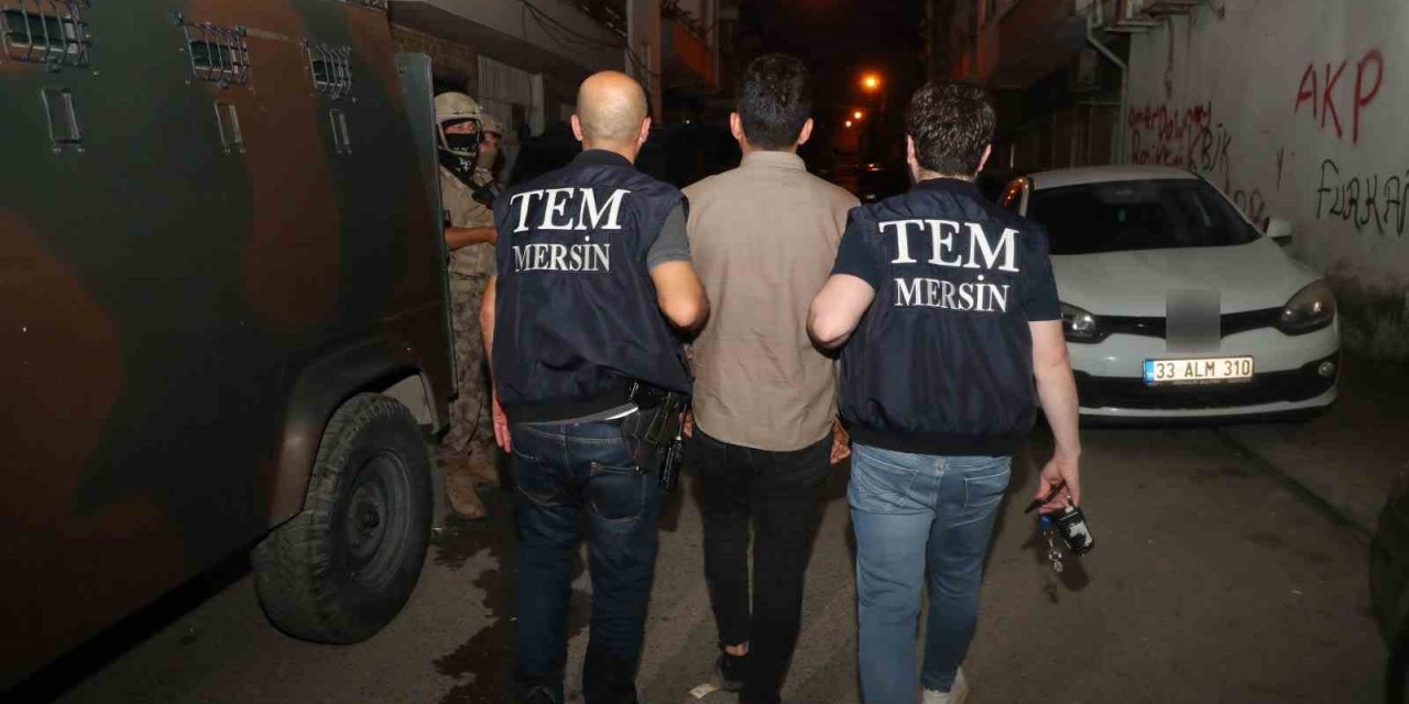Mersin’de Terör Operasyonu: 12 Gözaltı