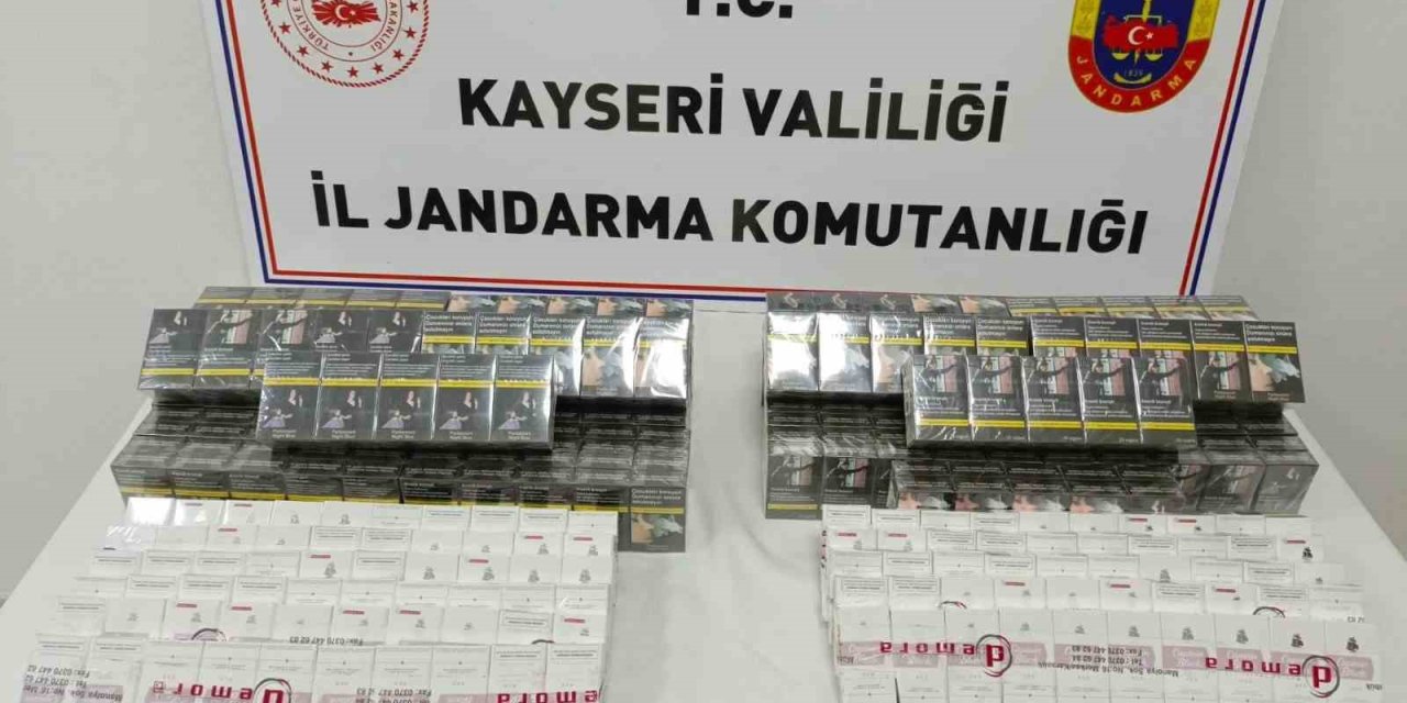 Jandarmadan Kaçak Sigara Operasyonu