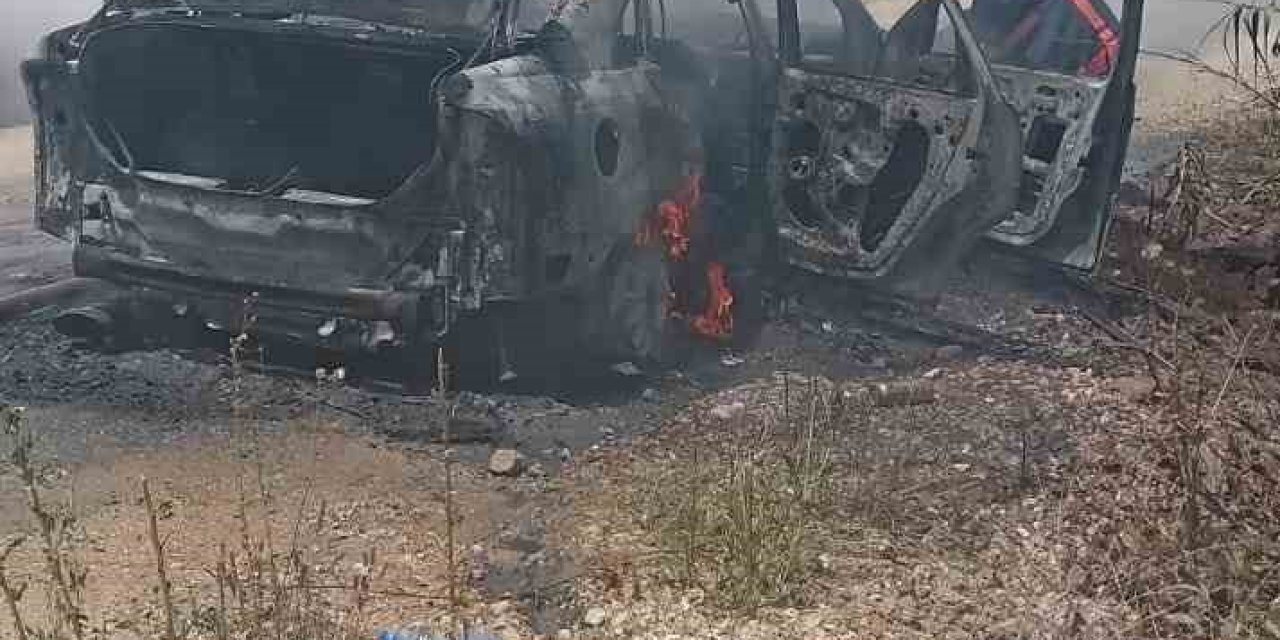 Seyir Halindeki Otomobil Yandı