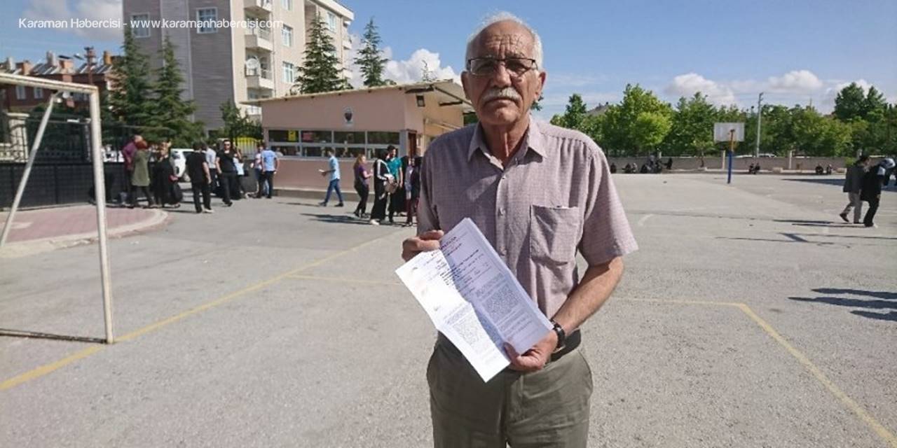 Konyalı 75 Yaşındaki Vatandaş Üniversite Sınavına Girdi