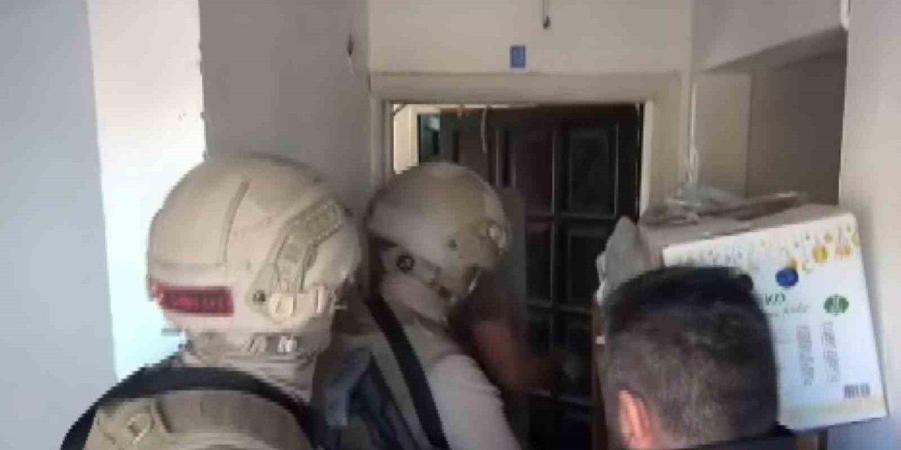 Alanya’da Helikopter Destekli Uyuşturucu Operasyonu