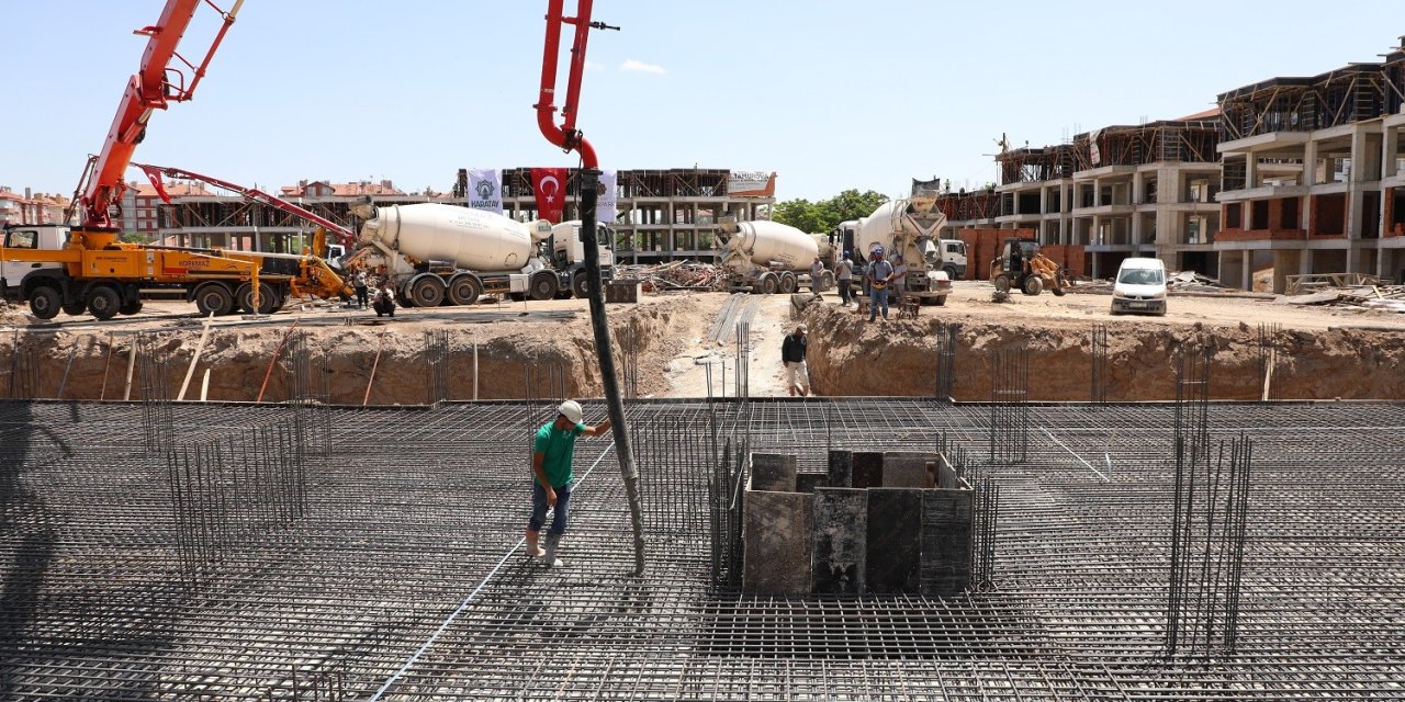Karatay’ın 600 Dairelik 44. Konut Hamlesinde Temeller Atıldı