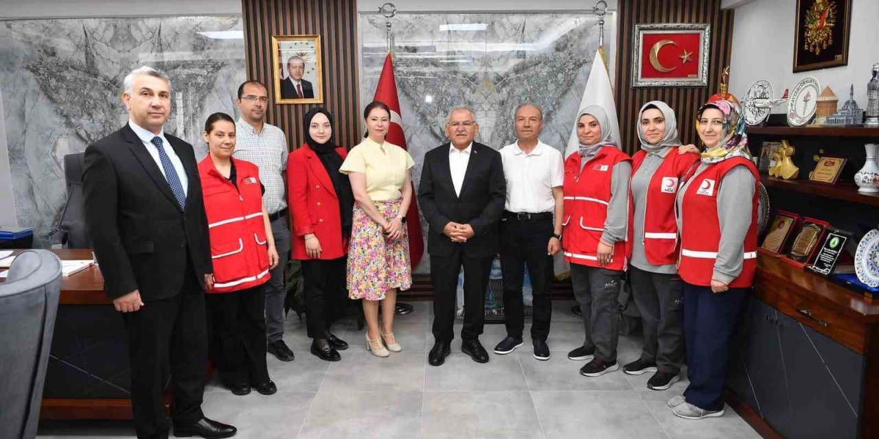 Başkan Büyükkılıç’tan Kızılay’a ‘156’ncı Yıl’ Ziyareti