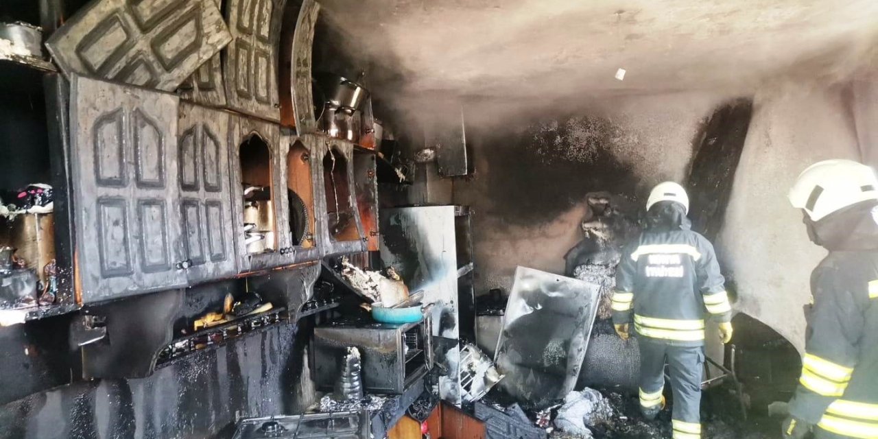 Kulu’da Müstakil Evde Yangın