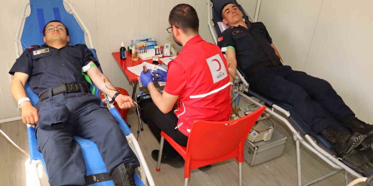 Karaman’da Jandarmadan Kan Bağışı