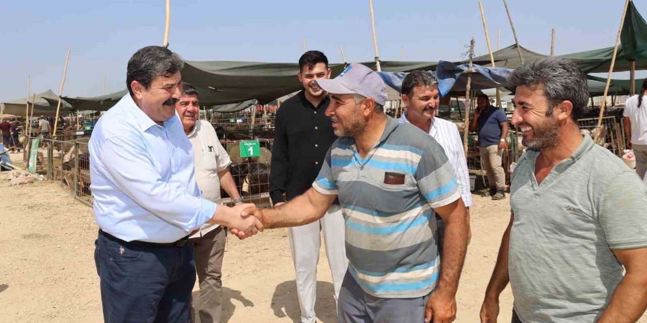 Başkan Yıldız, Kurban Satış Alanlarını Ziyaret Etti