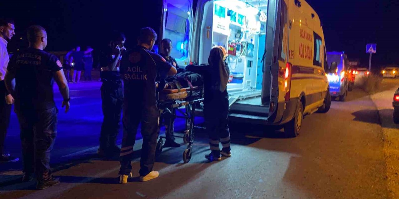 Kaza Yapan Motosikletli Metrelerce Sürüklenip Yaralandı