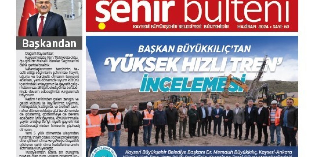 Büyük Şehir Bülteni, Yeni Dönemde 60’ıncı Sayısı İle Okurlarıyla Buluştu