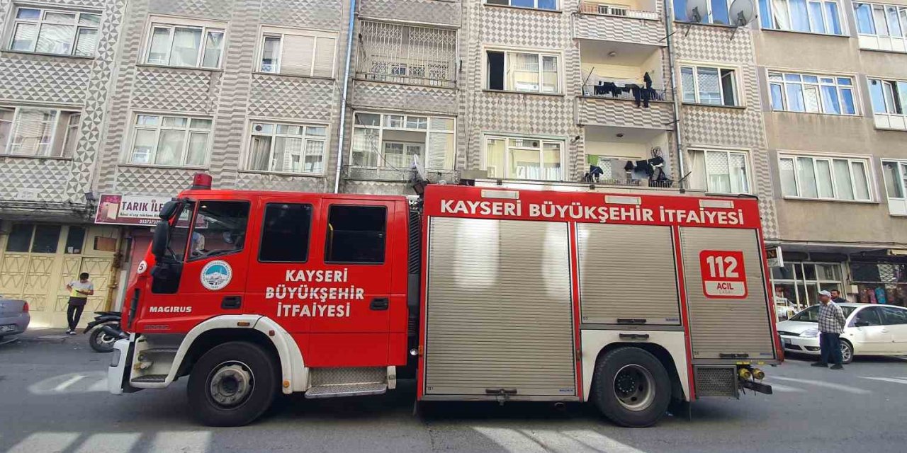 Kayseri’de Ev Yangını