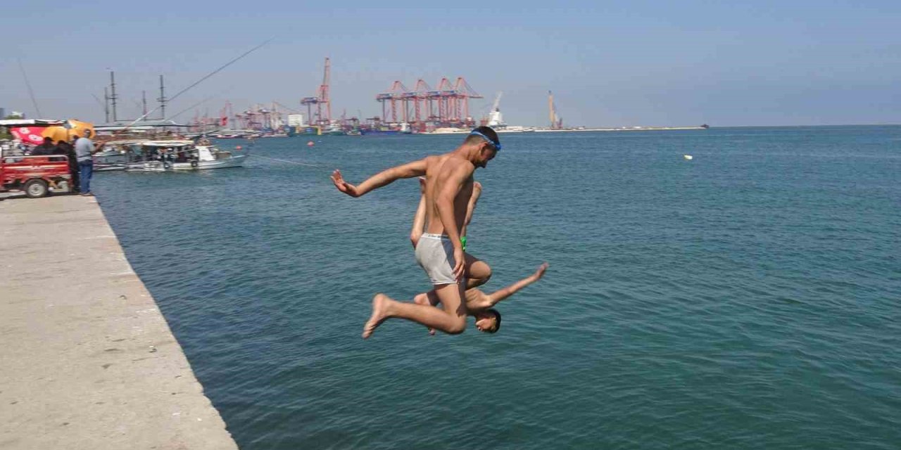 Mersin’de Nem Oranı Yüzde 75’lere Ulaşırken, Hissedilen Hava Sıcaklığı 35 Dereceyi Aştı