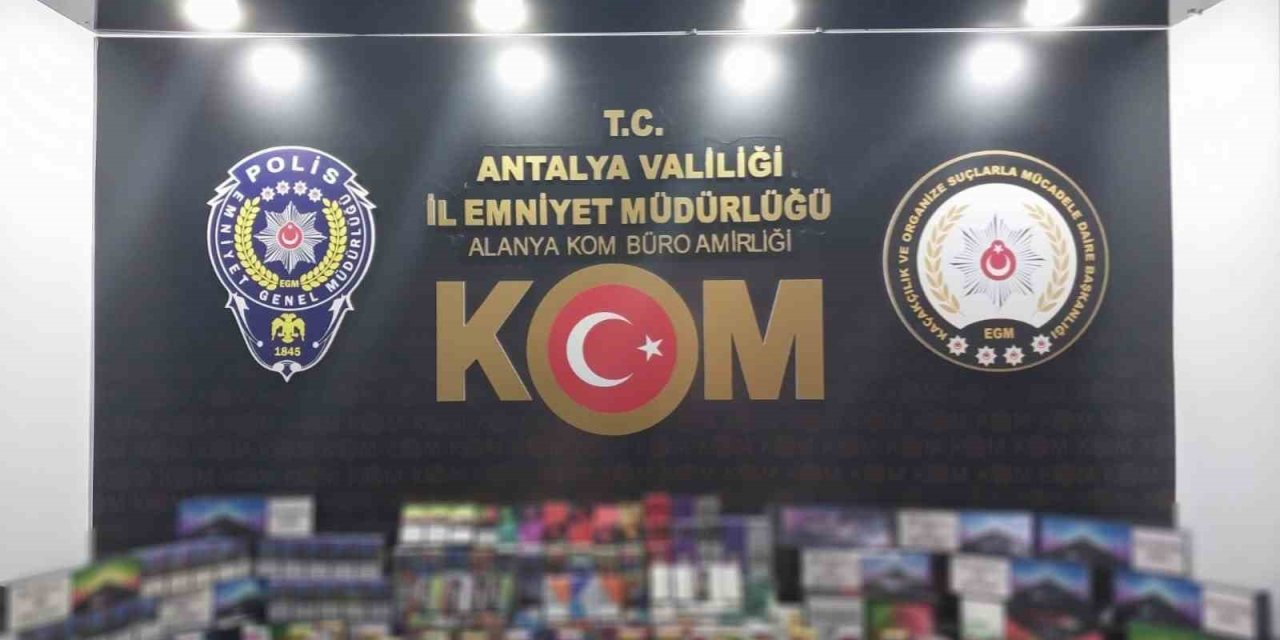Antalya’da Kaçakçılık Operasyonu