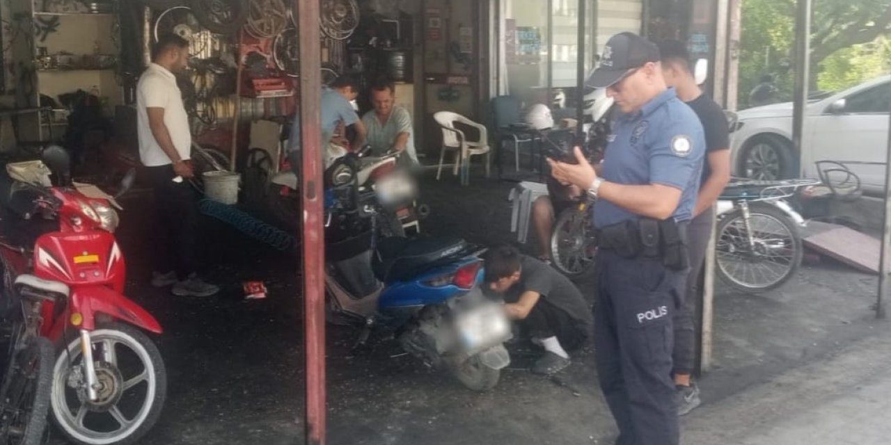 Antalya’da Motosiklet, Traktör Ve Servis Araçlarına Sıkı Denetim