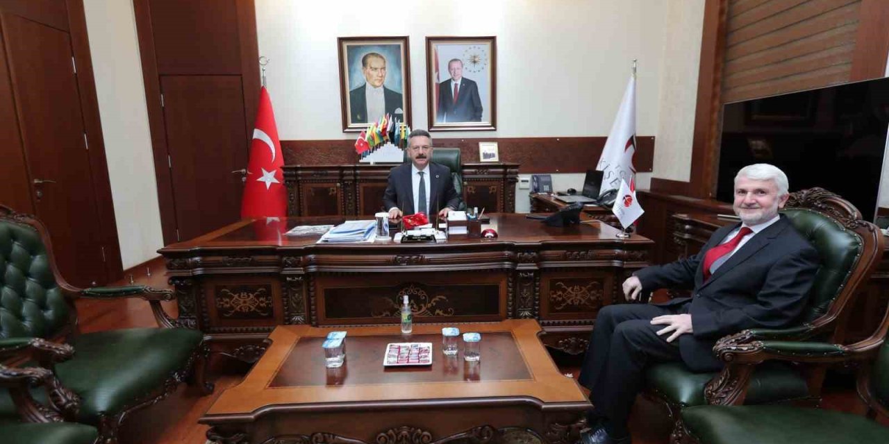 Tei Genel Müdürü Prof. Dr. Faruk Akşit Vali Hüseyin Aksoy’u Ziyaret Etti