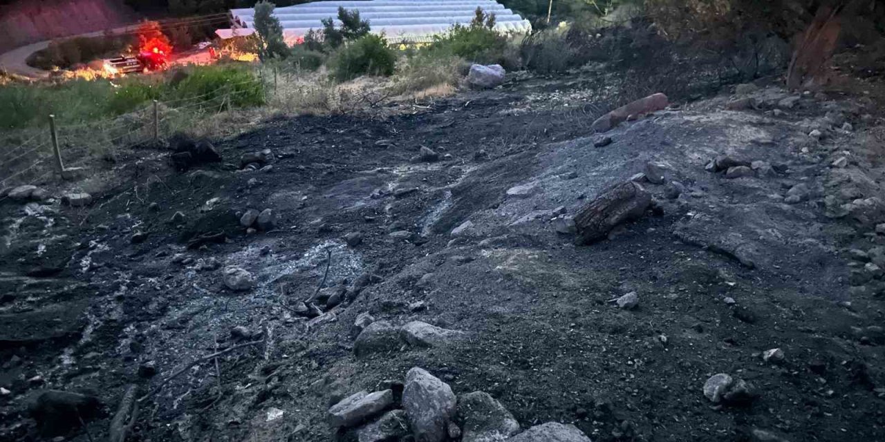 Serik’te Orman Yangını Kısa Sürede Söndürüldü