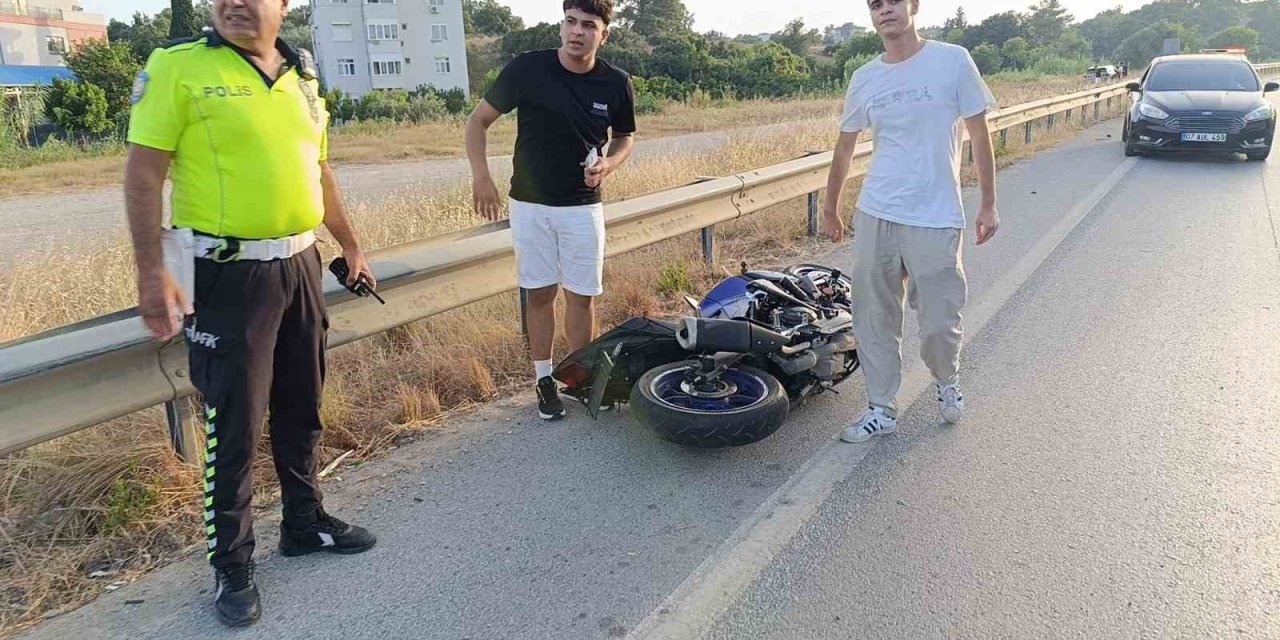 Manavgat Çevreyolunda Motosiklet Kazası: 2 Yaralı