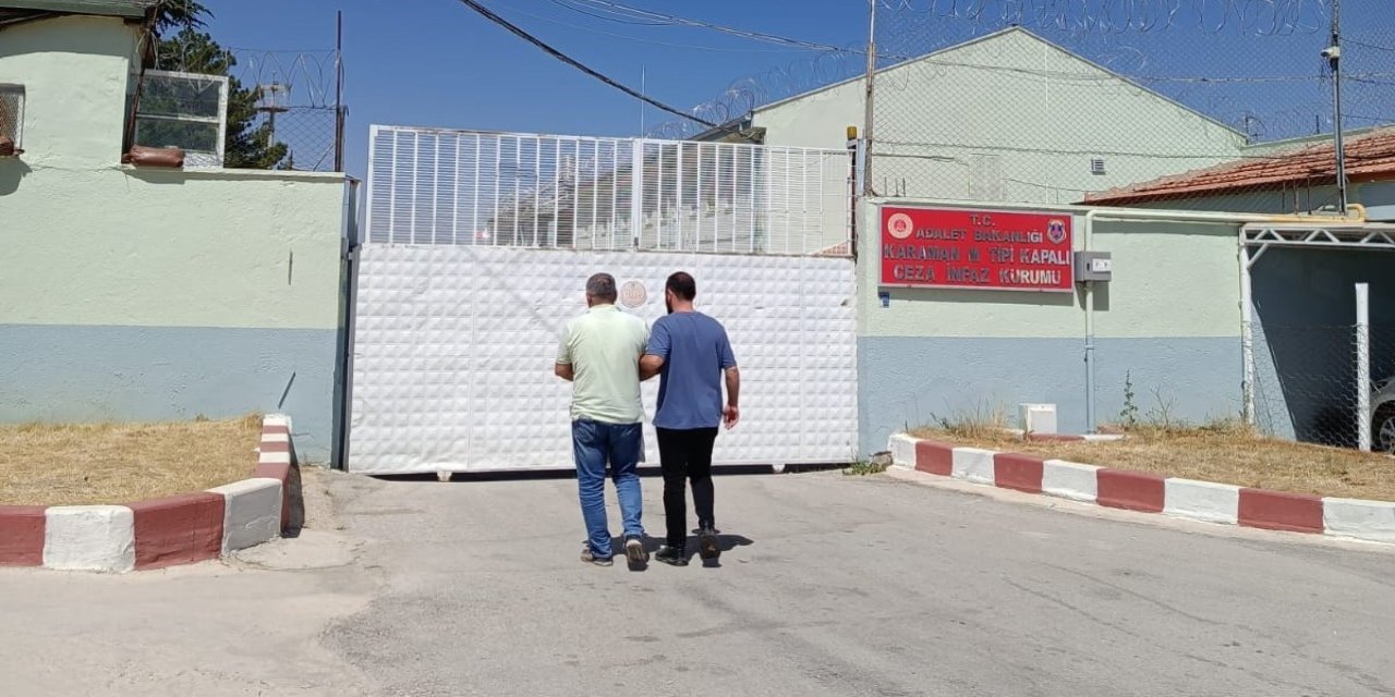 Karaman’da 20 Yıl 9 Ay Hapis Cezası İle Aranan Zanlı Yakalandı