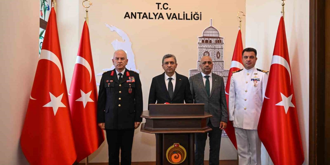 Antalya’da Haziran Ayı İl Asayiş Ve Güvenlik Bilgilendirme Toplantısı Yapıldı