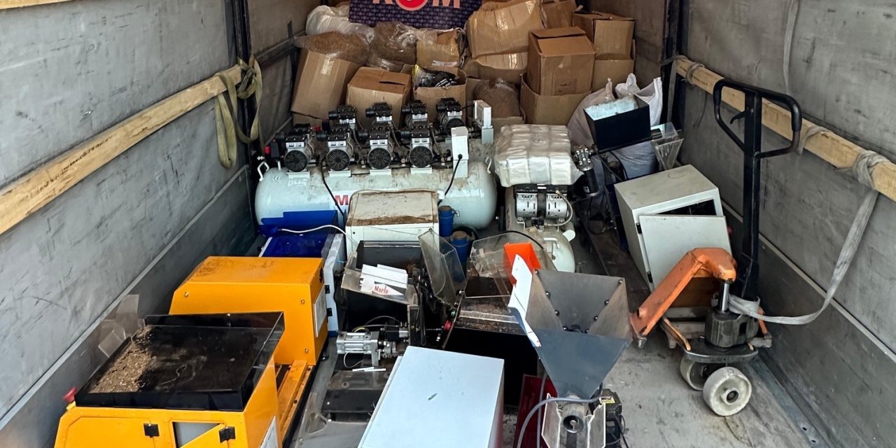 Antalya’da Kaçak Sigara Operasyonu