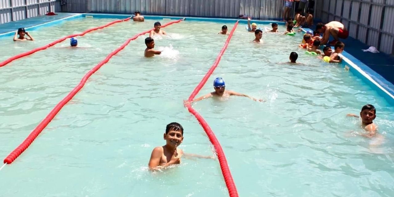 Sultanhanı’nda Çocukların Yüzme Havuzu Hayali Gerçek Oldu