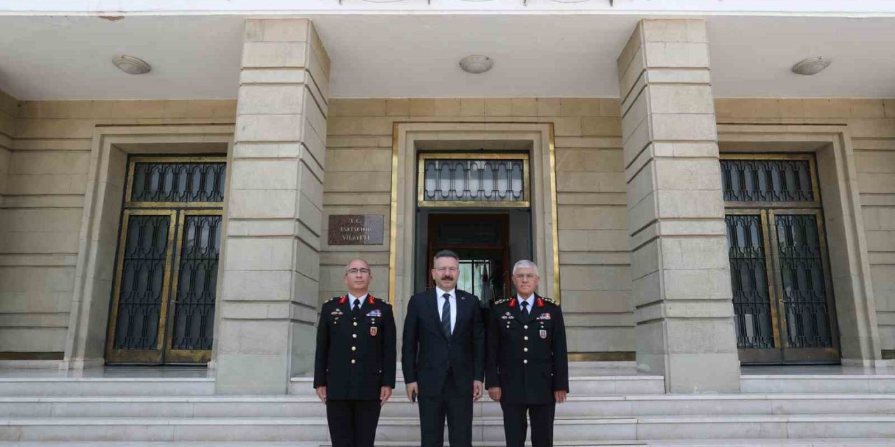 Jandarma Genel Komutanı Orgeneral Arif Çetin, Vali Aksoy’u Ziyaret Etti