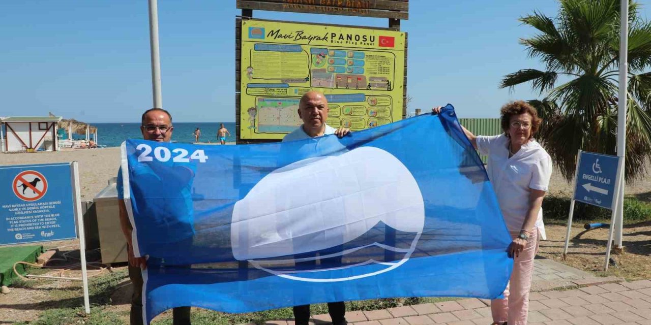 Büyükşehir’in 17 Plajına Mavi Bayrak