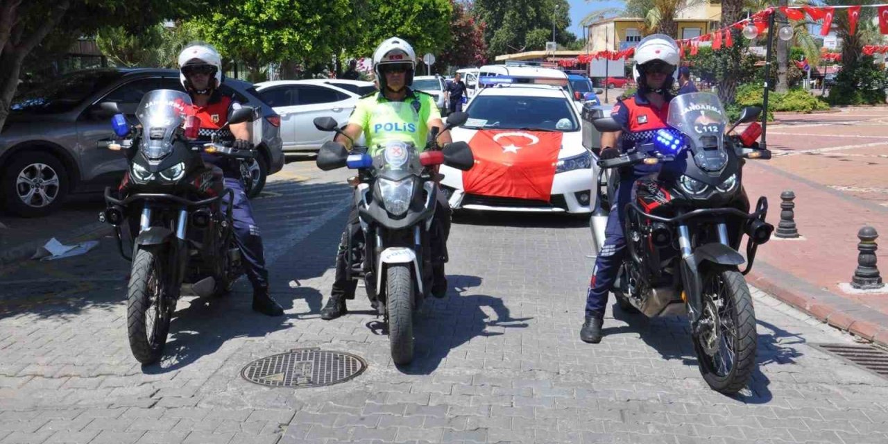 Gazipaşa’da 15 Temmuz Konvoyu Düzenlendi