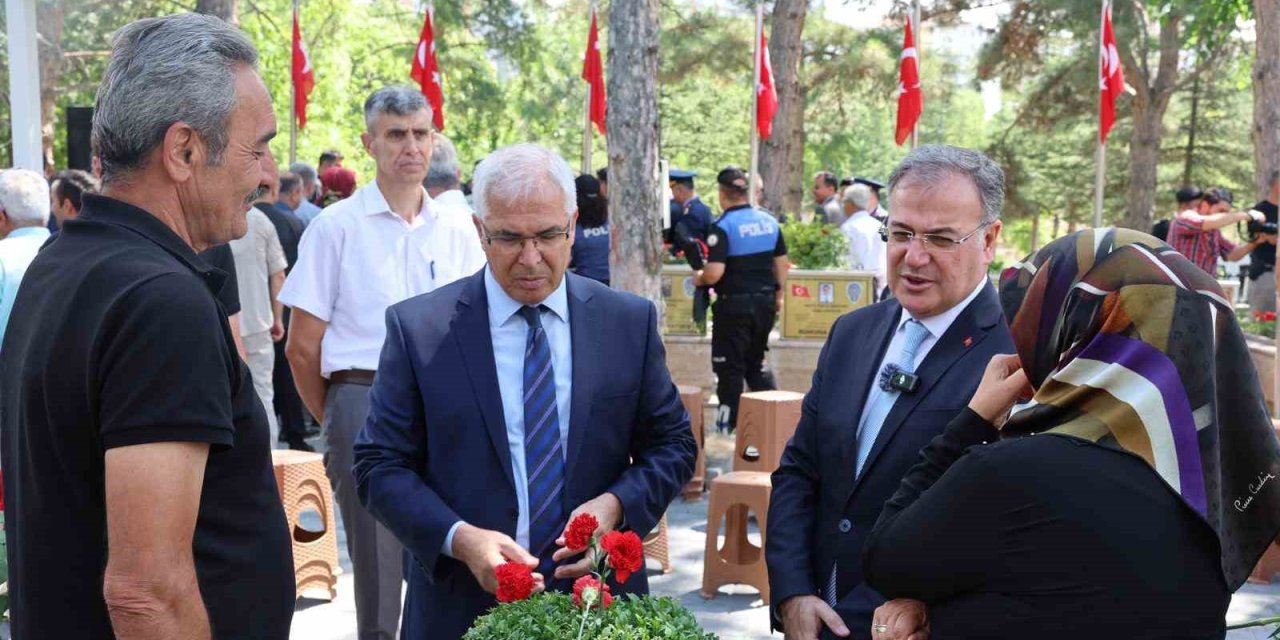 Başkan Özdoğan’dan 15 Temmuz Da Şehitlere Ziyaret