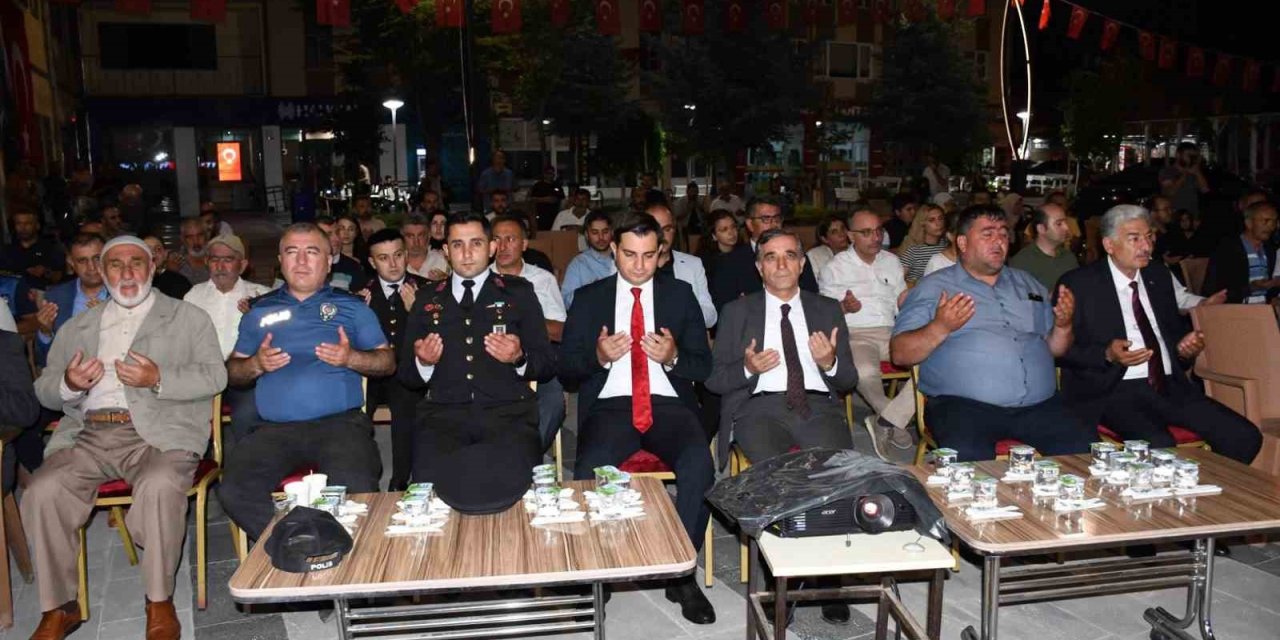 Tomarza’da 15 Temmuz Şehitleri Dualarla Anıldı