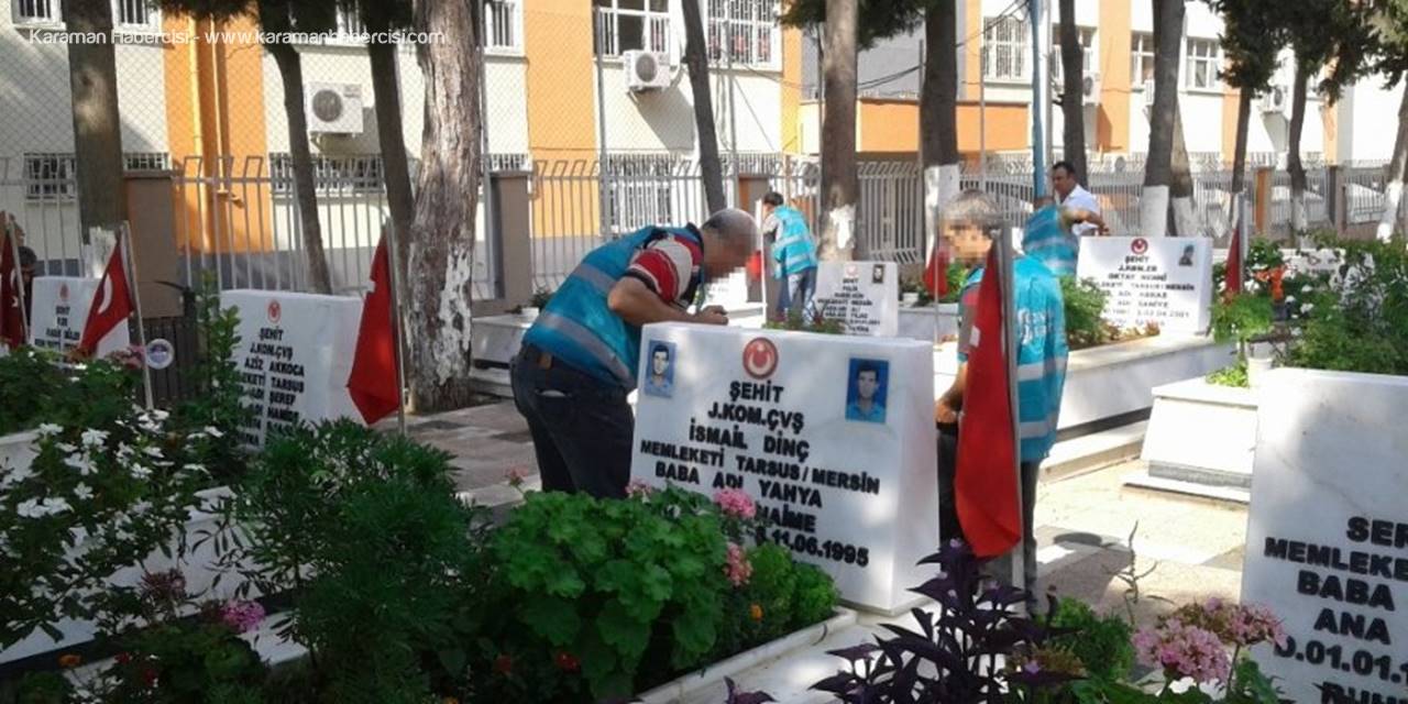 Tarsus'da Yükümlüler Şehir Temizliğinde