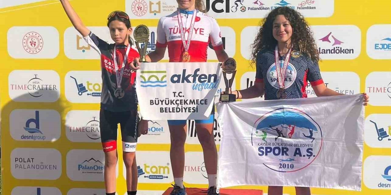 Bisiklette Kayseri’ye 4 Madalya