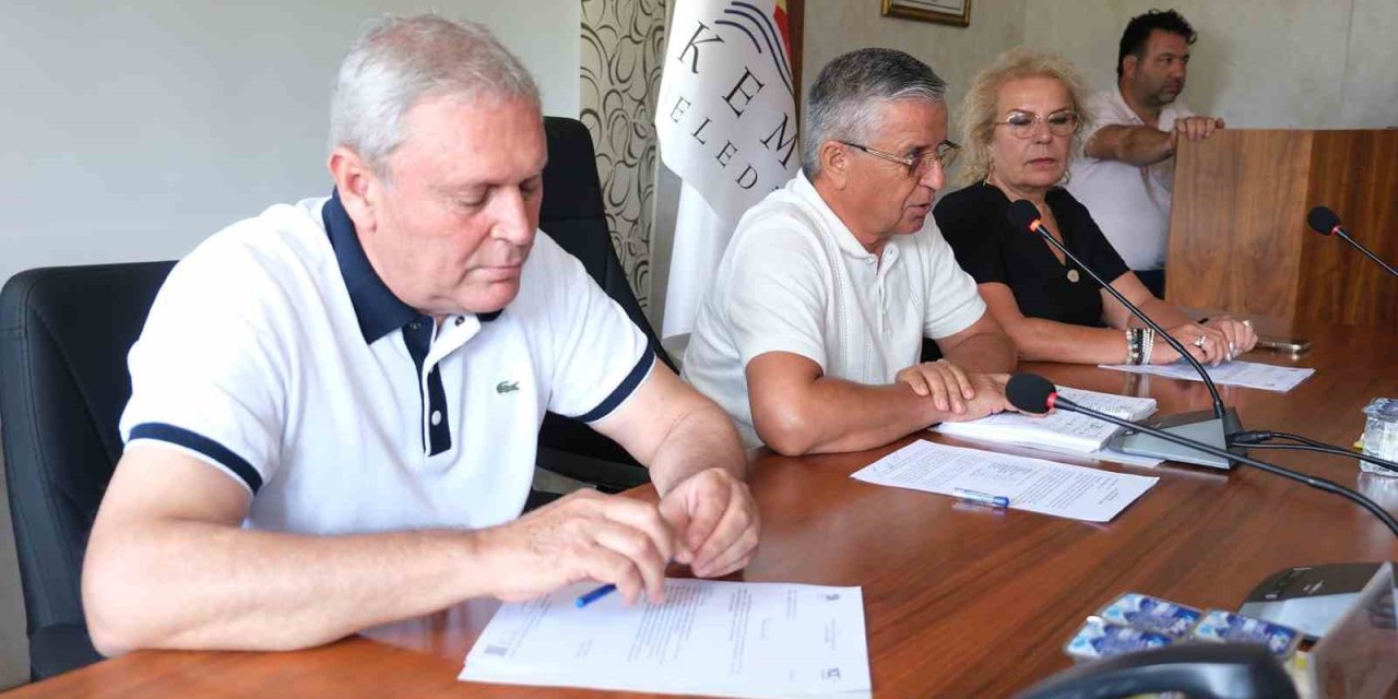 Kemer Belediyesi Temmuz Toplantısı Yapıldı