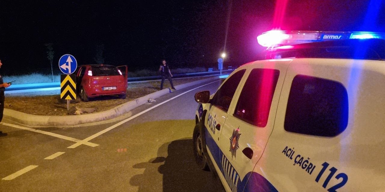 "dur" İhtarına Uymayarak Kaza Yaptı, Sorguda Aranması Çıktı