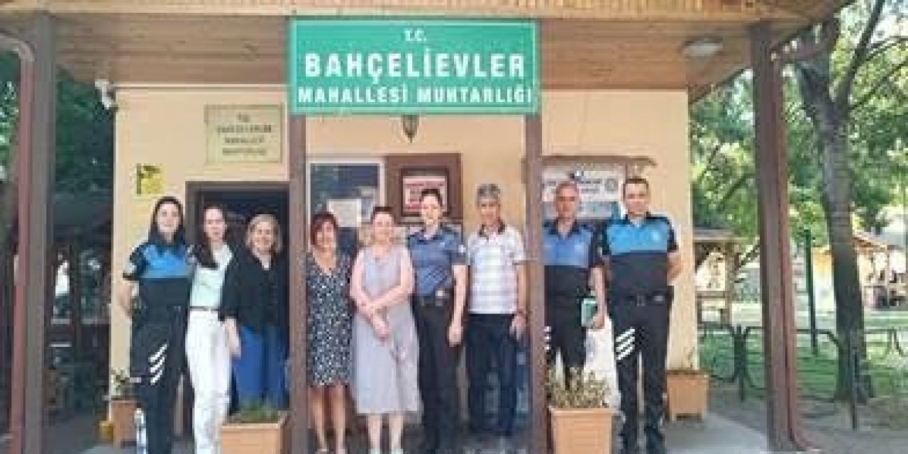 Polis Ekipleri, Muhtarlarla Toplantı Gerçekleştirdi