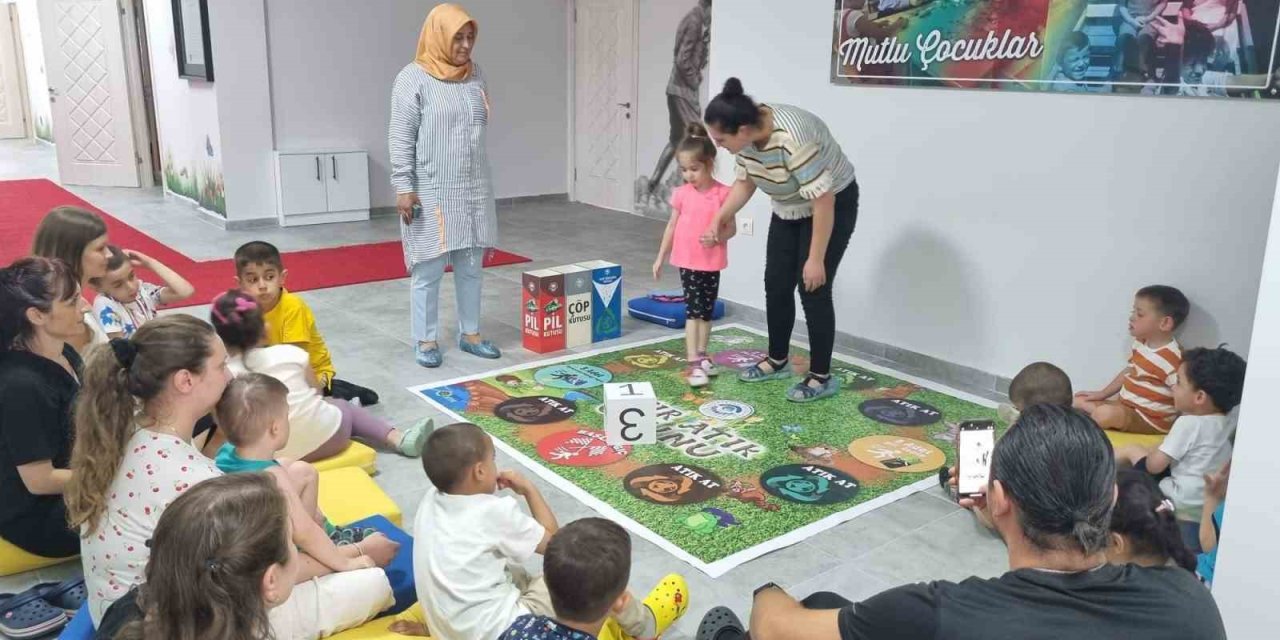 Odunpazarı Belediyesi Ahmet Ara Engelsiz Kreşte Çocuklara Sıfır Atık Ve Dönüşüm Anlatıldı