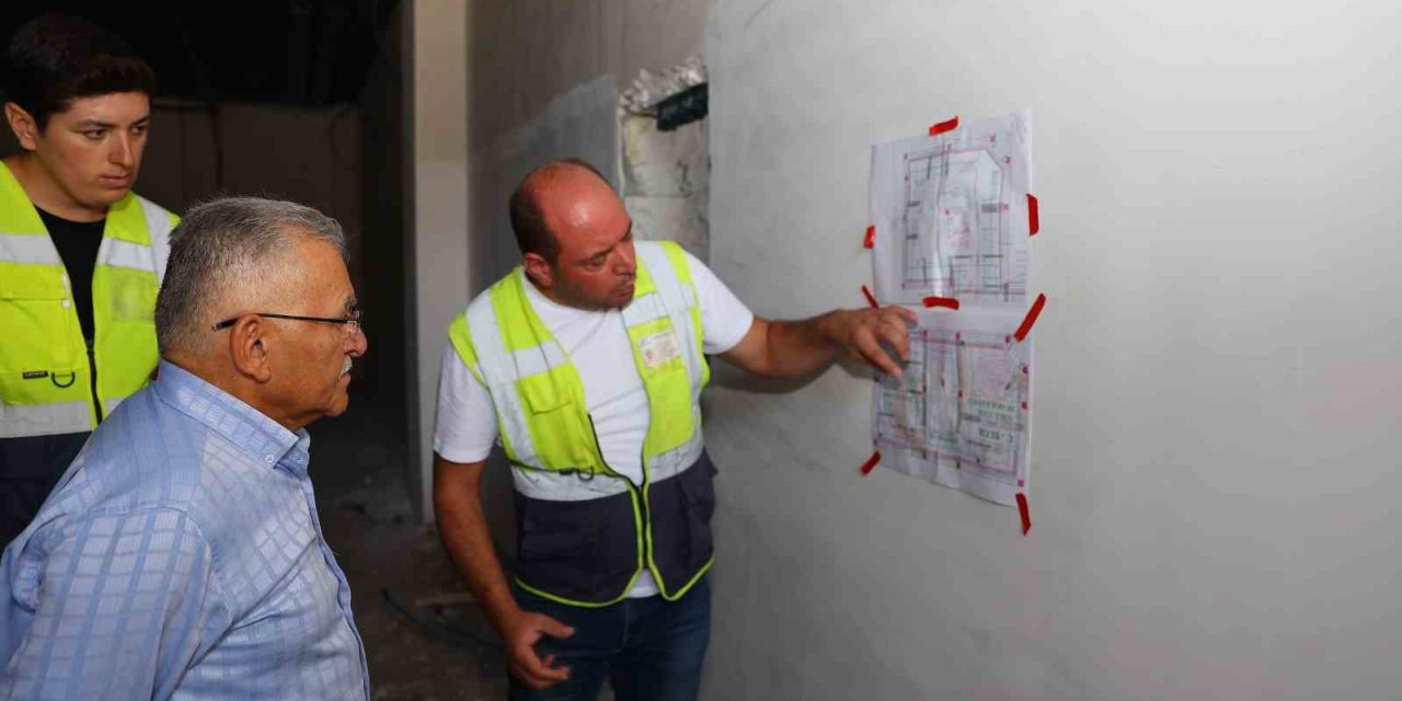 Başkan Büyükkılıç’tan Yapımı Süren Kent Müzesi’nde İnceleme