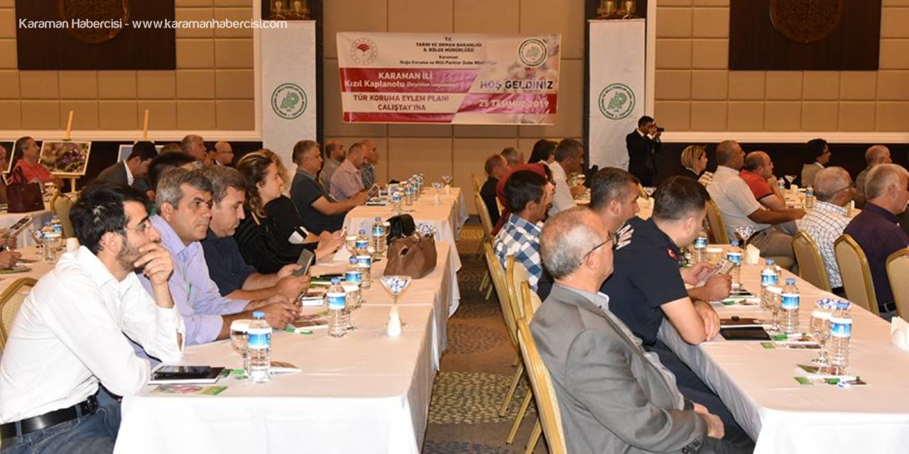 Karaman'da Kızıl Kaplanotu Çalıştayı Yapıldı