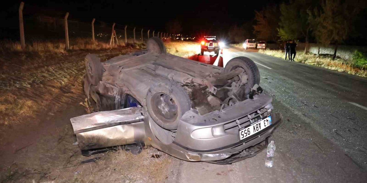 Feci Kaza: Aksaray'da Otomobil Takla Attı, 6 Yaralı