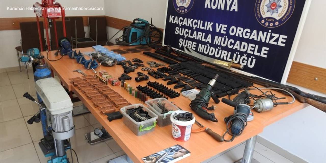 Konya'da Kurusıkı İmalathanesine Baskın