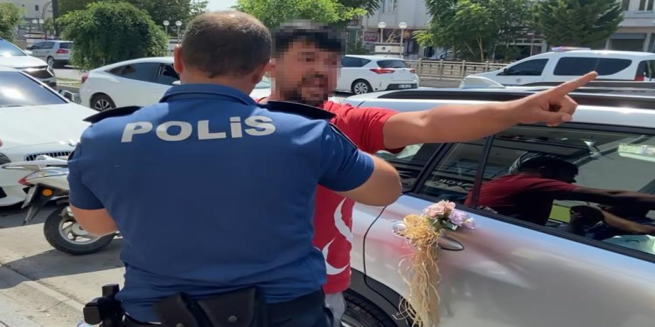 Hatalı Park Yapan Sürücü Polise Direndi