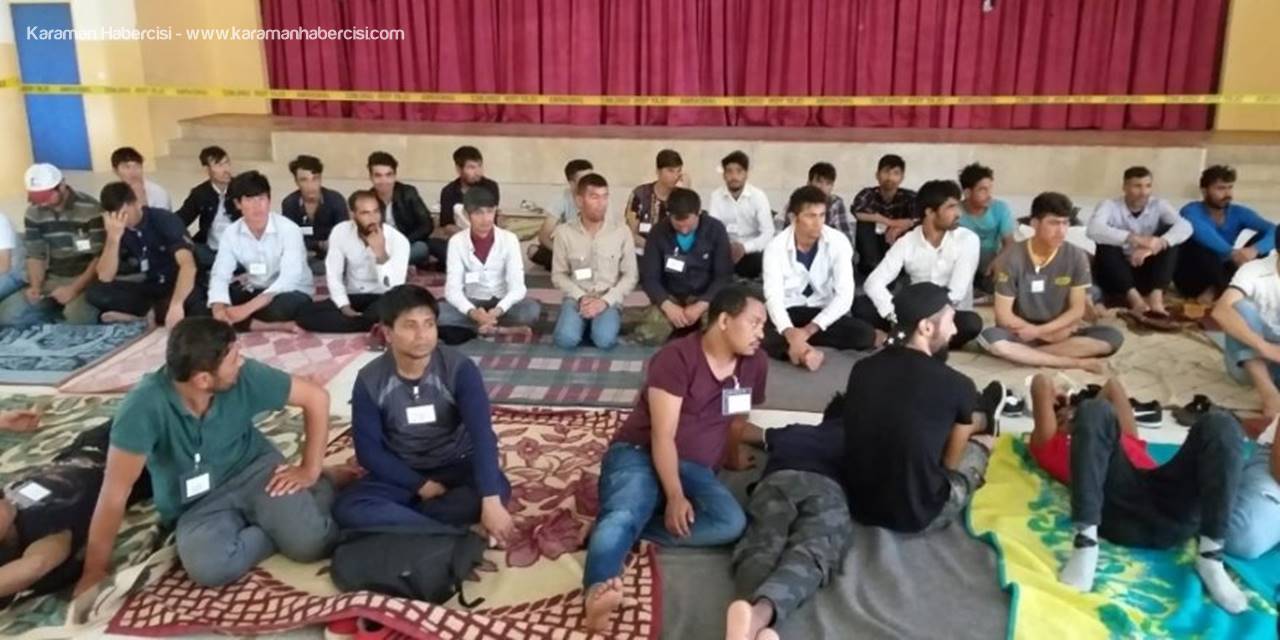 Aksaray’da 78 Kaçak Göçmen Yakalandı